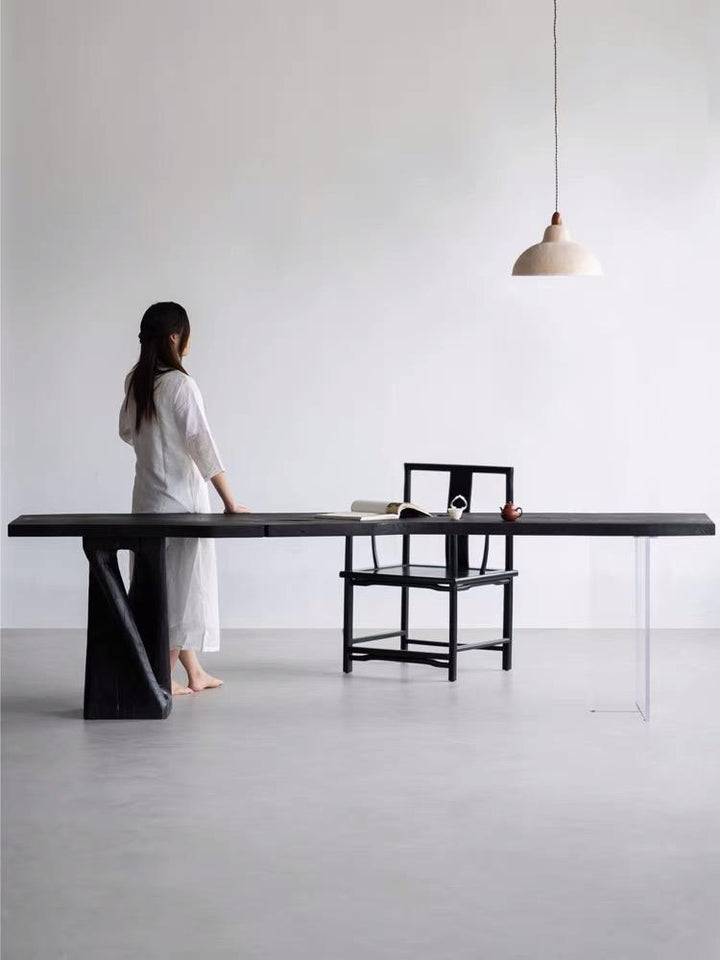 Irregular Solid Work Table Dining Table