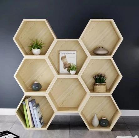 Honeycomb Wall Display Shelf