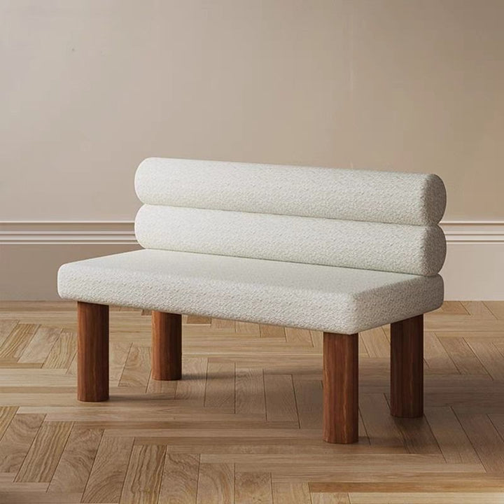 Modern Boucle Bench