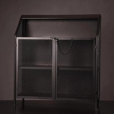 JULIET Modern Industrial Metal Cabinet Buffet Sideboard