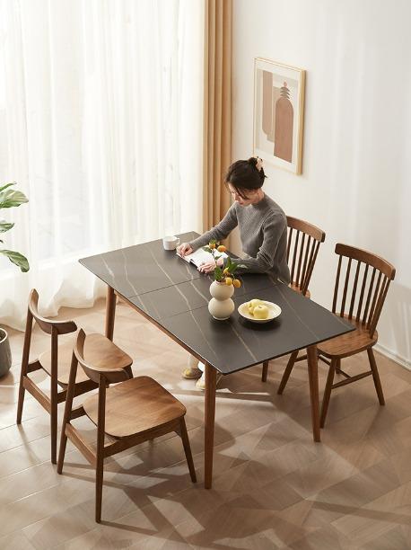 Solid Wood Extendable Dining Table