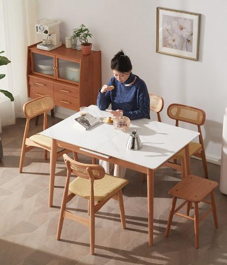 Solid Wood Extendable Dining Table