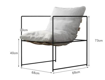 Nordic Scandinavian Minimalist Wired Chair