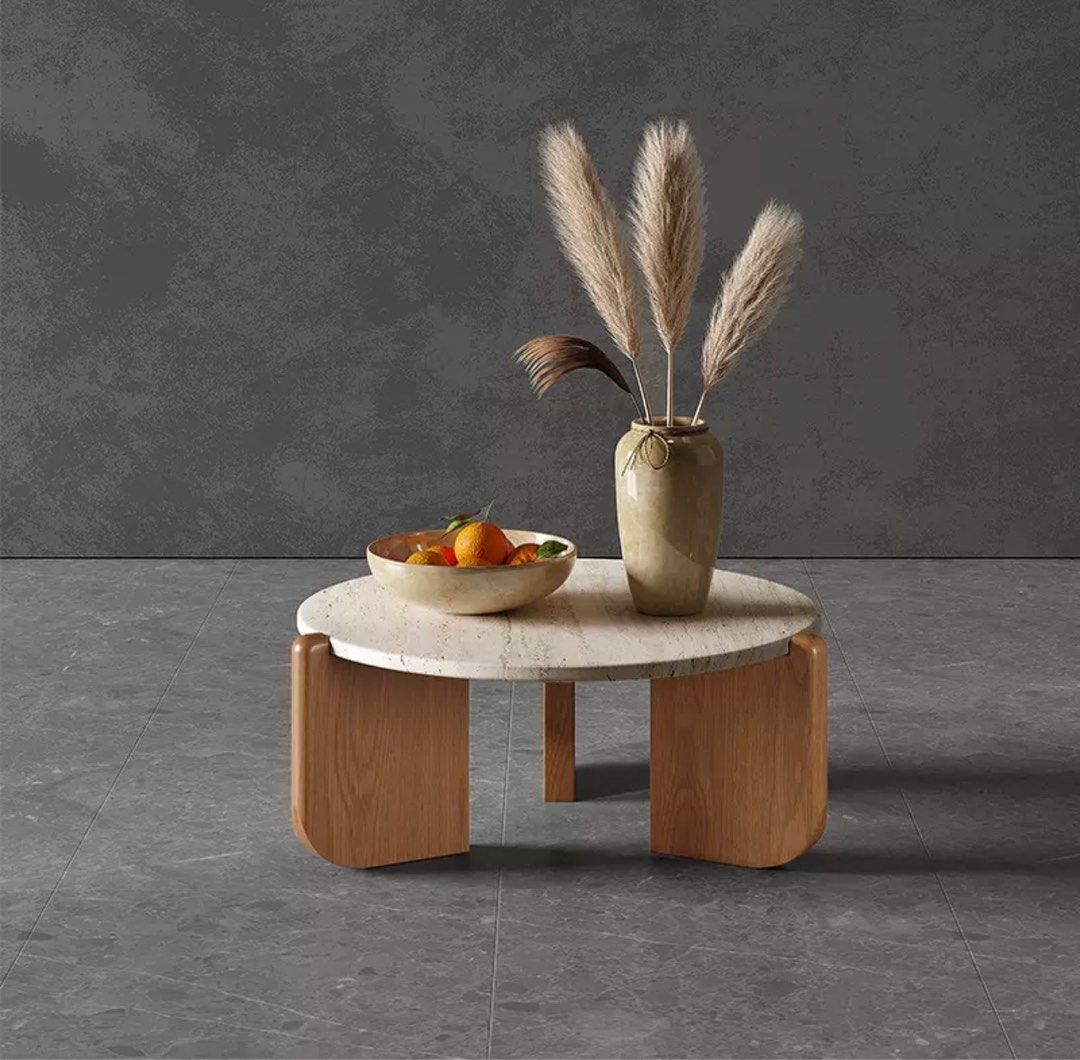 Modern Natural Stone Coffee Table