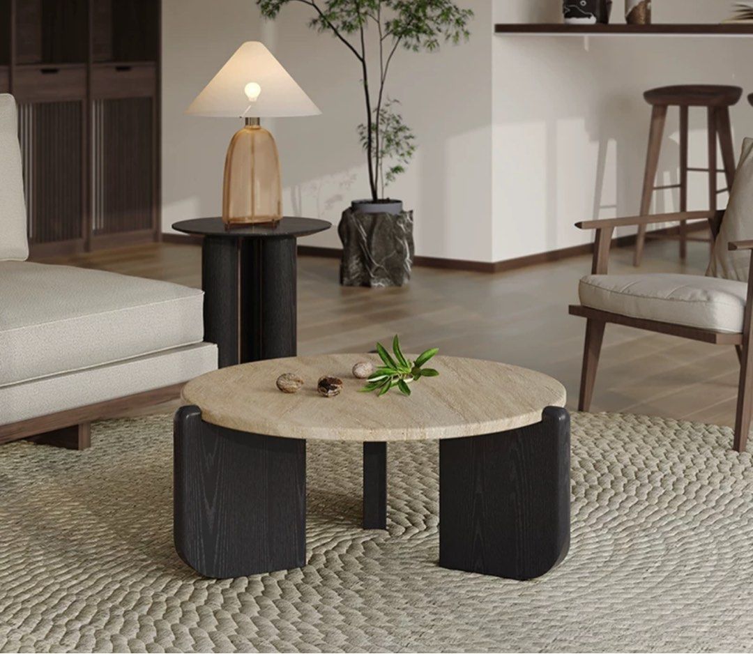 Modern Natural Stone Coffee Table