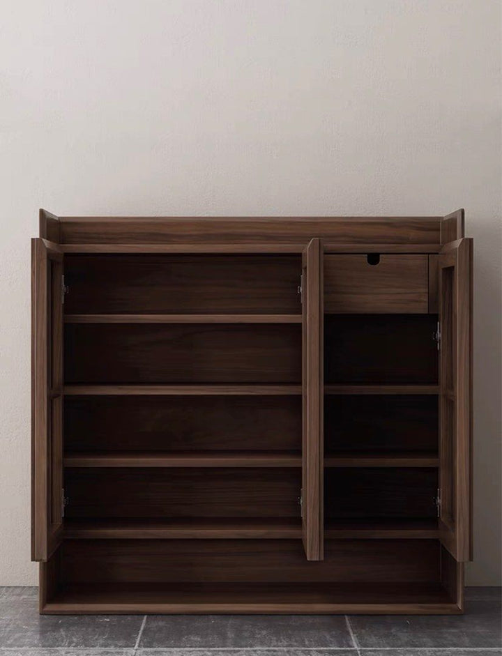 Walnut Shoe Cabinet