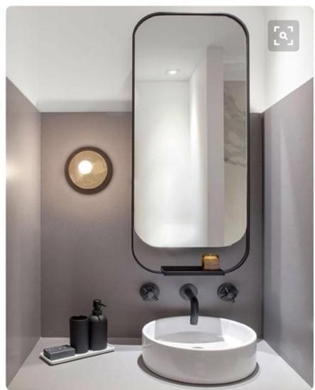 LILLY Bathroom Wall Mirror Shelf