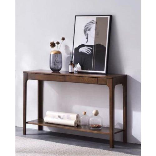 Wooden Console Table with Drawers Sofa Table