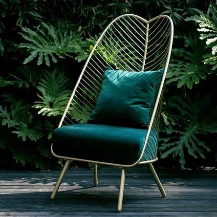 Contemporary Accent Armchair Art Deco