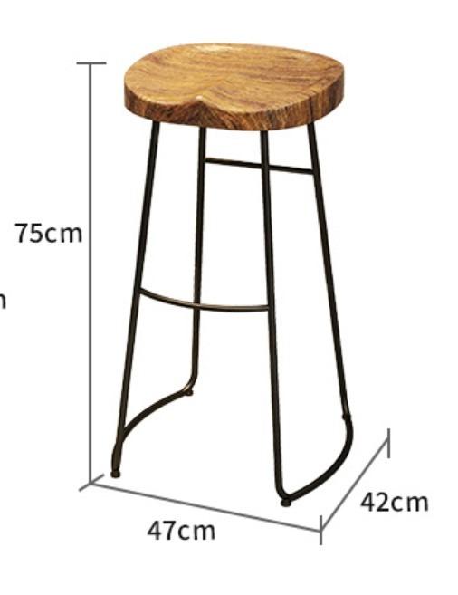 Solid Wood Bar Stool