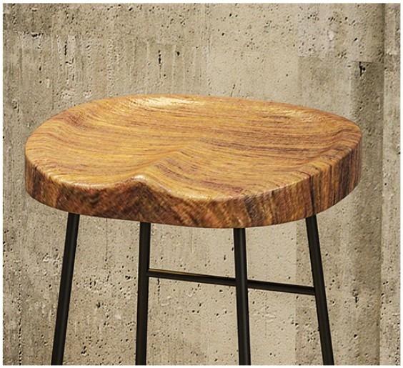 Solid Wood Bar Stool