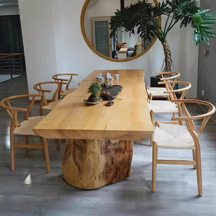 Lusby Solid Wood Dining Table