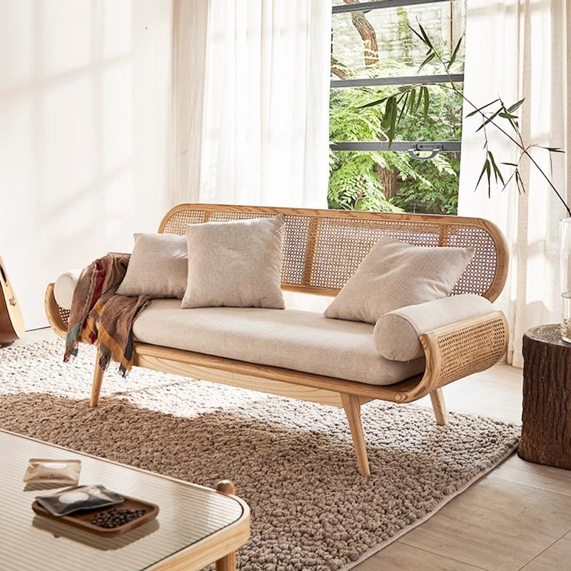 atural Rattan Sofa