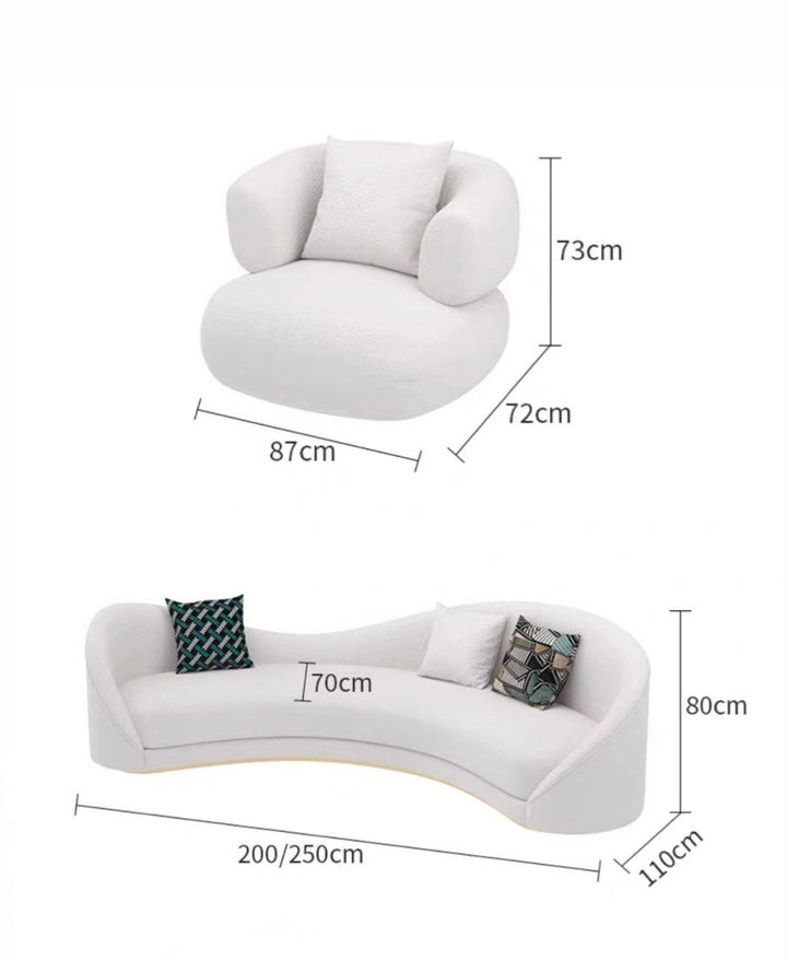 Modern Curved Sofa