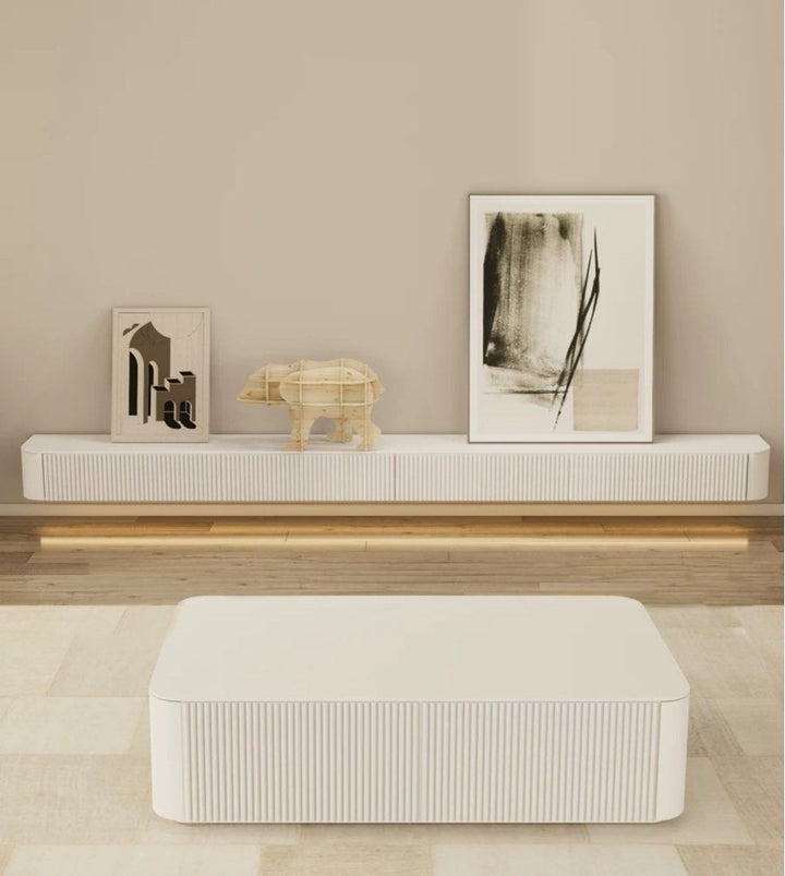 Modern LED TV Console & Coffee Table