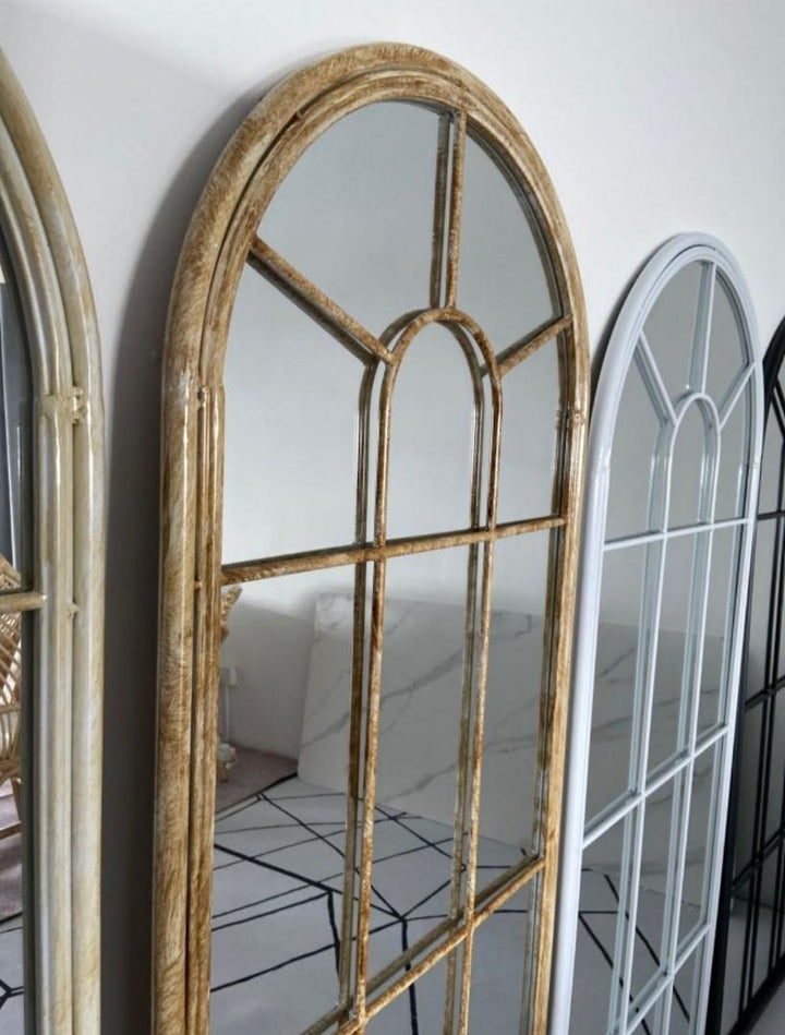 Modern Arch Accent Mirror / Decorative Full Length Floor Mirror