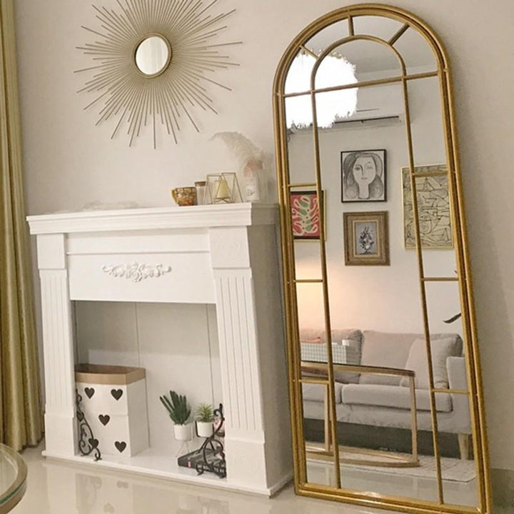 Modern Arch Accent Mirror / Decorative Full Length Floor Mirror