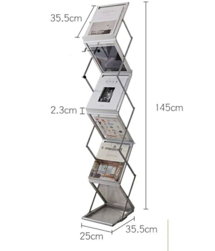 Foldable Magazine Rack