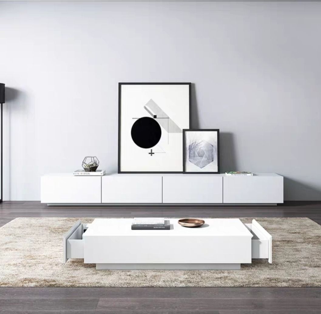 (Instock) MERITUS Modern TV Console