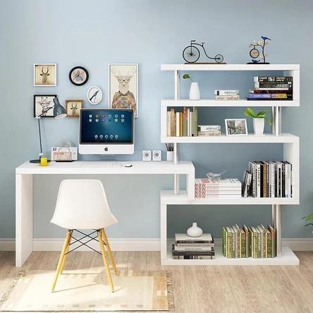 Modern Simple Modular Shelf Study Table