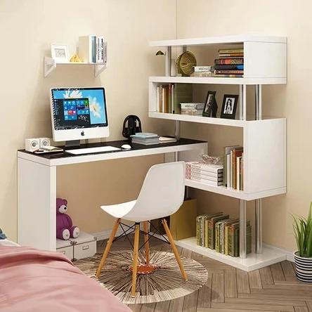 Modern Simple Modular Shelf Study Table