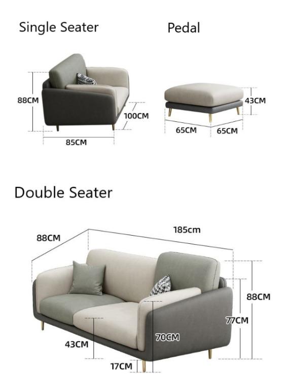Modern Minimalist Sofa Couch