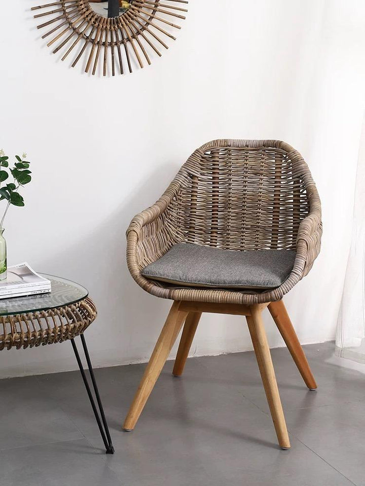 Mose Rattan Armchair