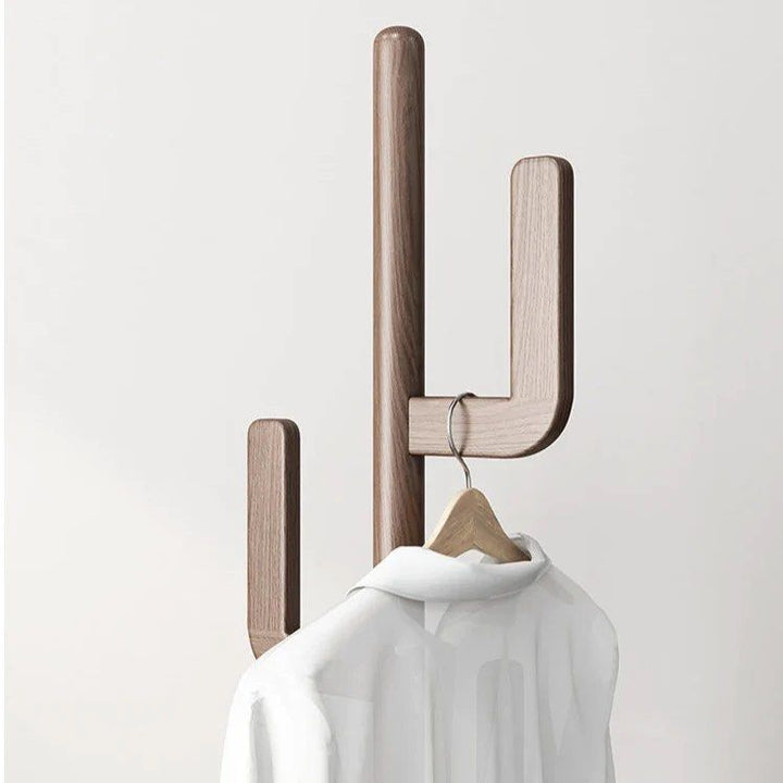 Freestanding Wood Coat Rack