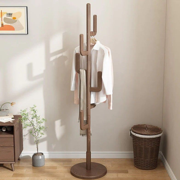 Freestanding Wood Coat Rack