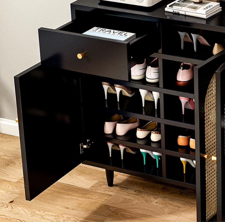 Modern Solid Wood Shoe Cabinet