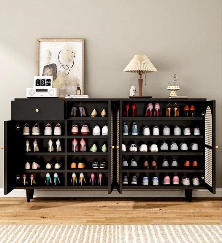 Modern Solid Wood Shoe Cabinet