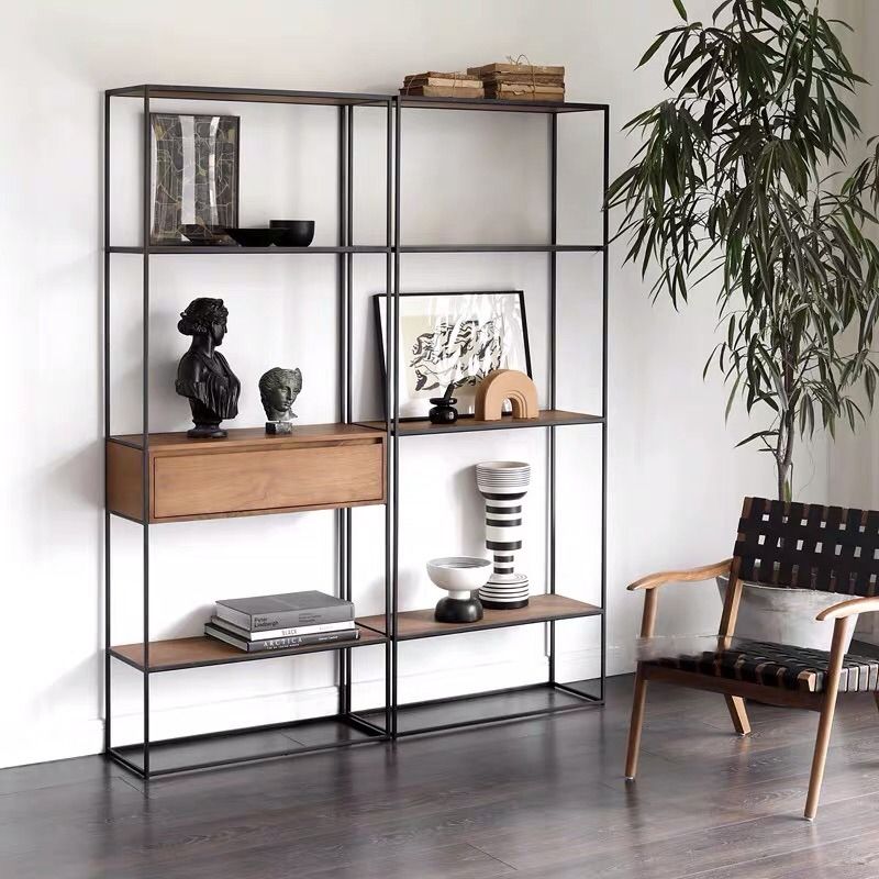 Norwalk Metal Etagere Bookcase