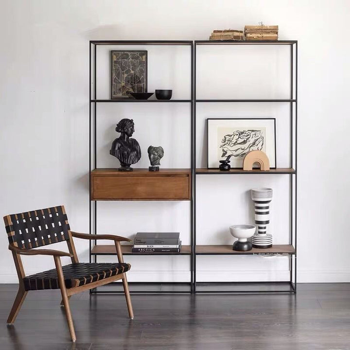 Norwalk Metal Etagere Bookcase