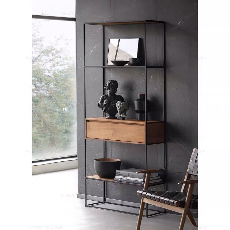 Norwalk Metal Etagere Bookcase