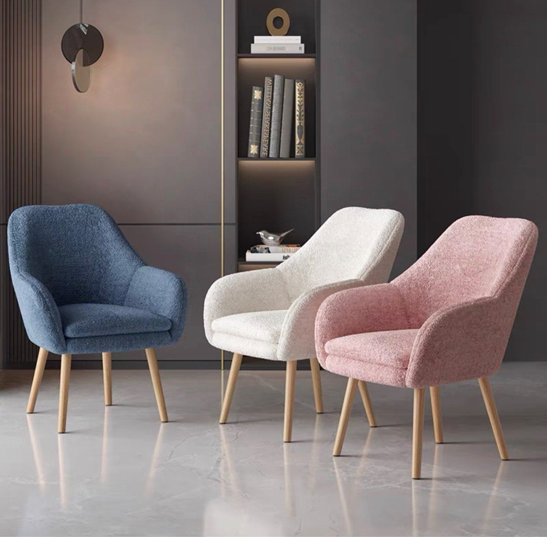 Modern Boucle Dining Chair