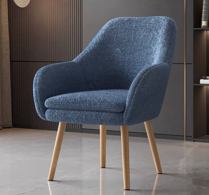 Modern Boucle Dining Chair