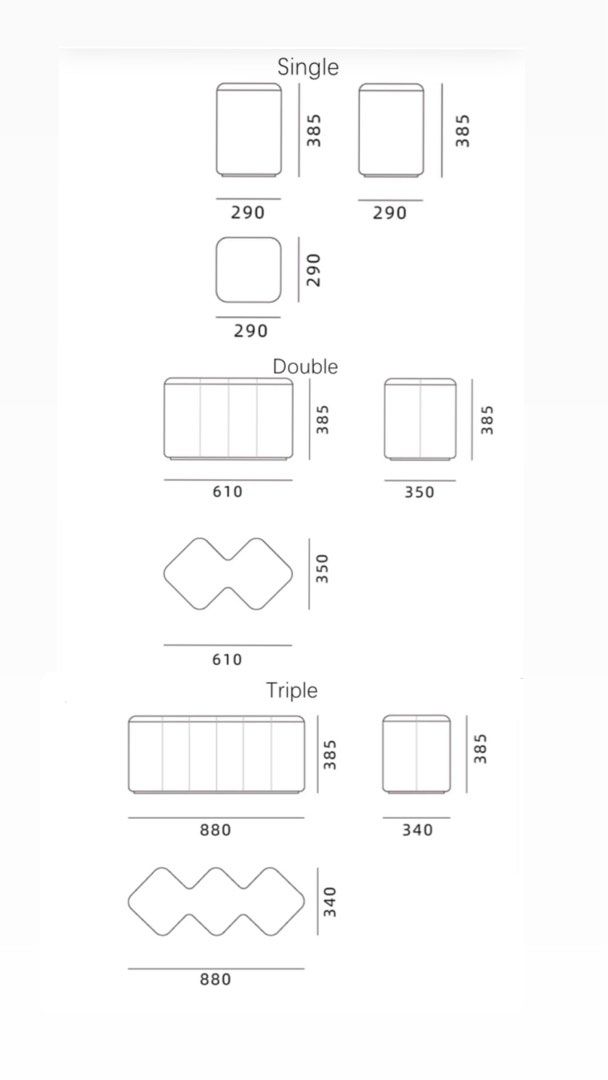 Creative Puzzle Ottoman