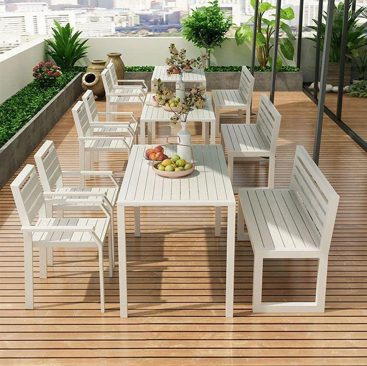 Modern Home Patio Outdoor Dining and Chairs