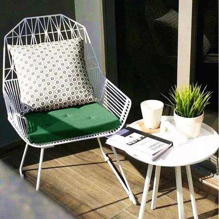 Modern Wireframe Outdoor Armchair
