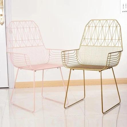 Modern Wireframe Outdoor Armchair