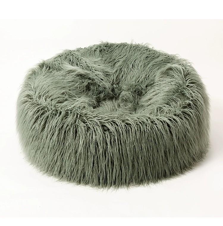 Plush Faux Fur Bean Bag Chair