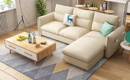 Modern Nordic Fabric Sofa