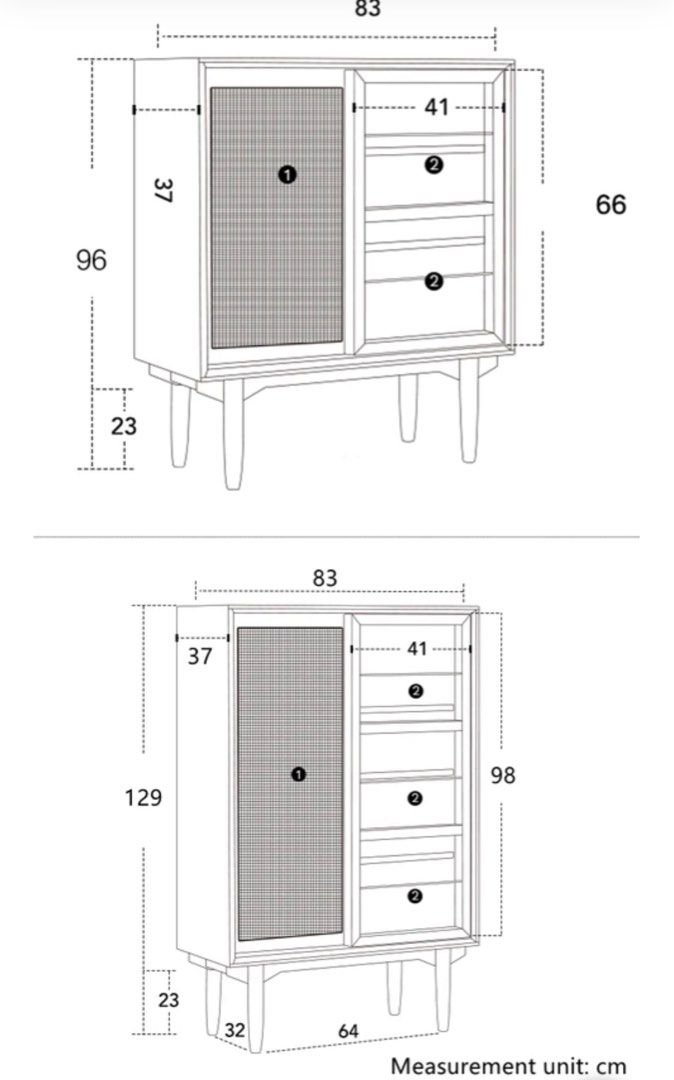 Solid Wood Sideboard