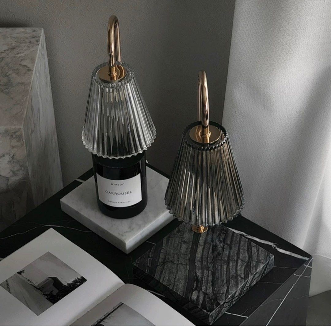 Marble Candle Lamp