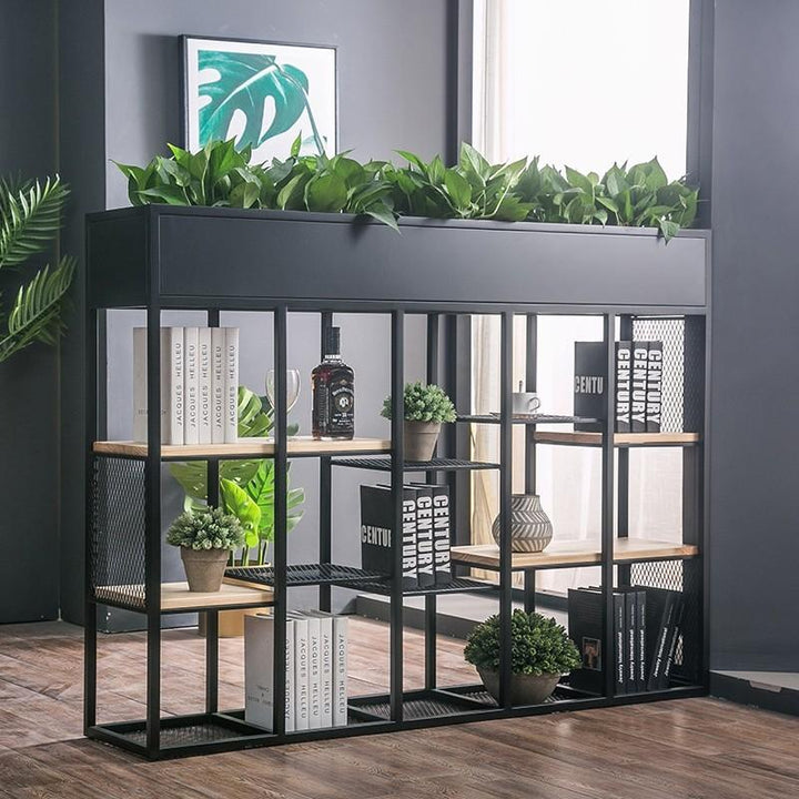 Modern Nordic Plant Rack Partition / Flower Display Shelf