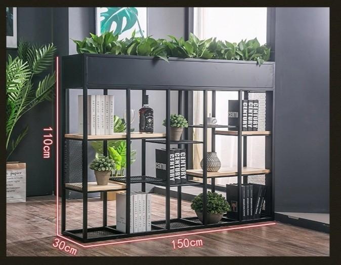 Modern Nordic Plant Rack Partition / Flower Display Shelf