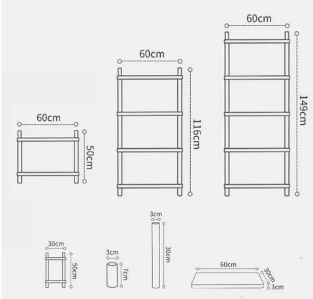 Solid Wood Bookcase