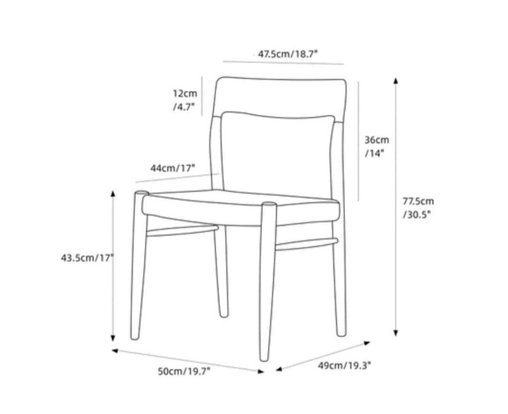 Canvas Dining Chair (Set of 2)