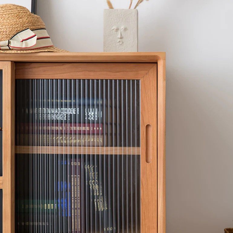 Wood Bookcase With Chalkboard