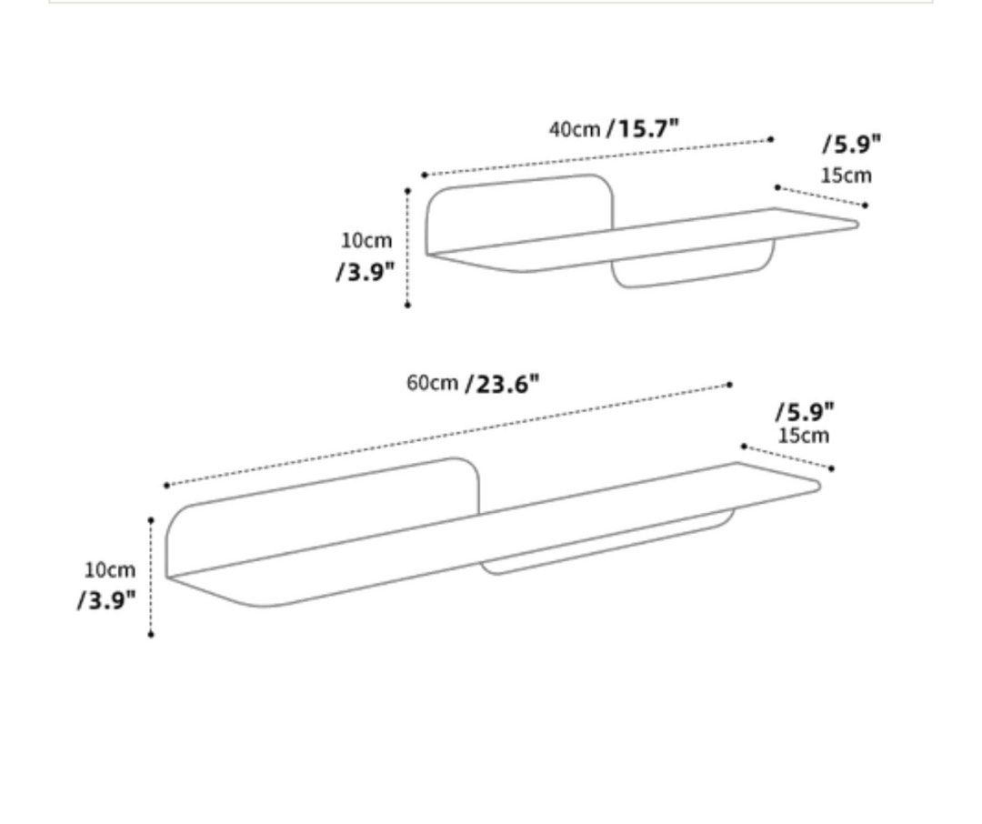 Modern Floating Shelf Set (2 Pieces)